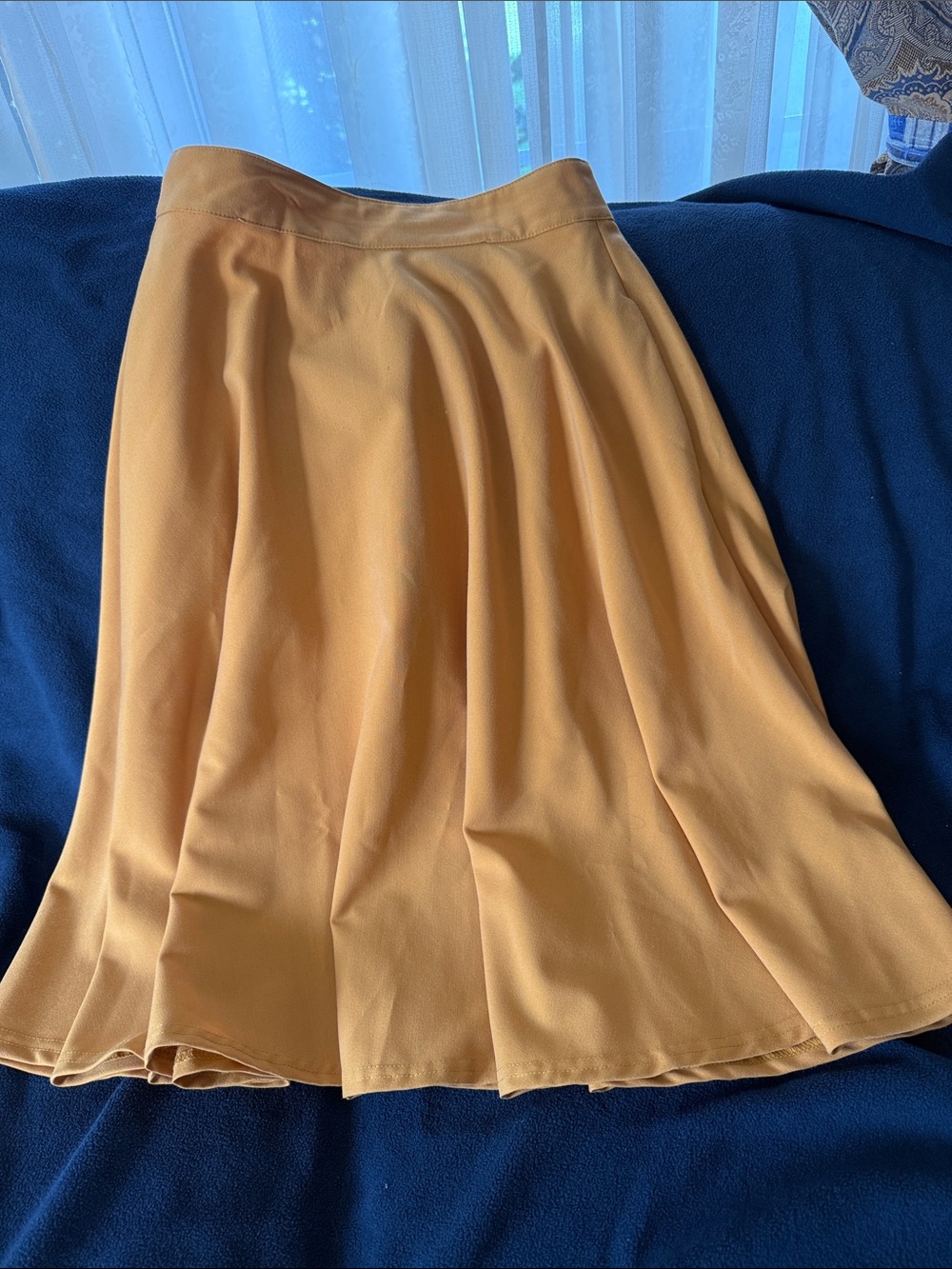 Medium Mustard Steady Swing Skirt